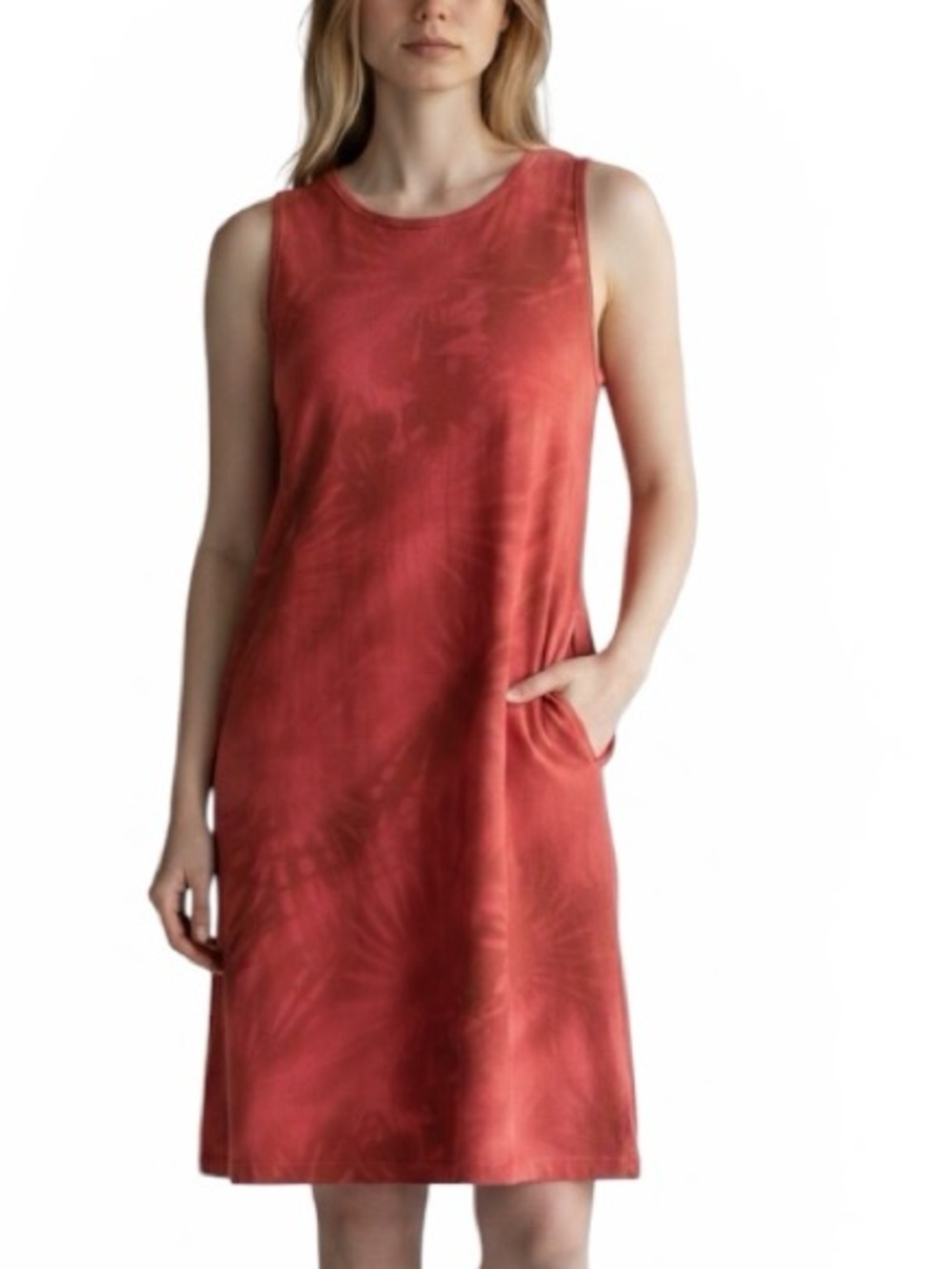 Columbia Sportswear Sz M Chill River Dress Performance fabric pockets UPF 50 EUC